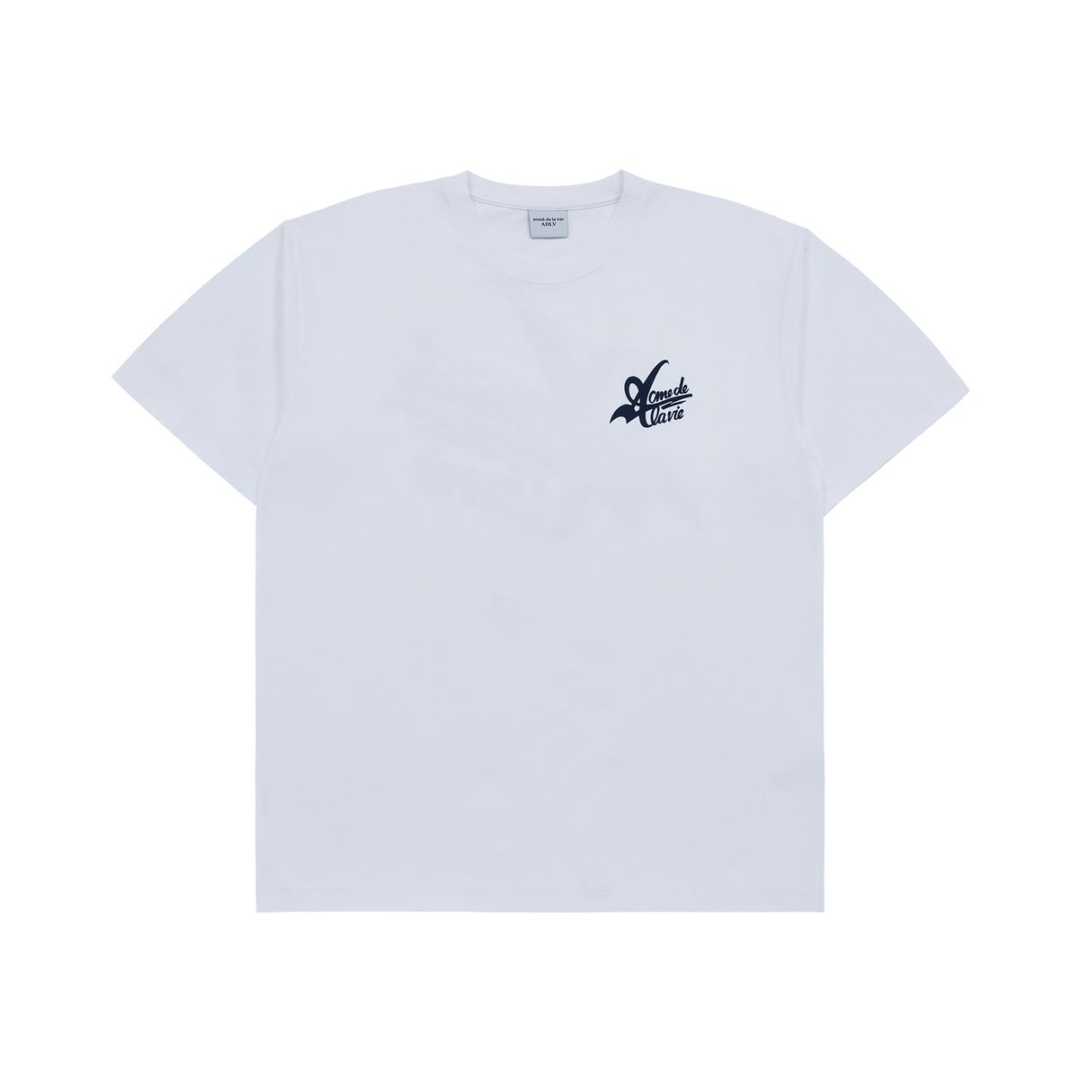 아크메드라비(ACME DE LA VIE) BIG LOGO 2 PRINTING SHORT SLEEVE T-SHIRT WHITE