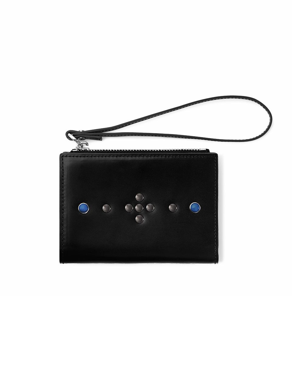 MUSINSA | fennec RIVET WALLET - BLACK