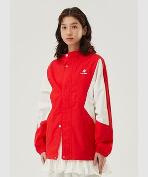 쉐브론 메쉬 자켓 레드(QP123TJK21)