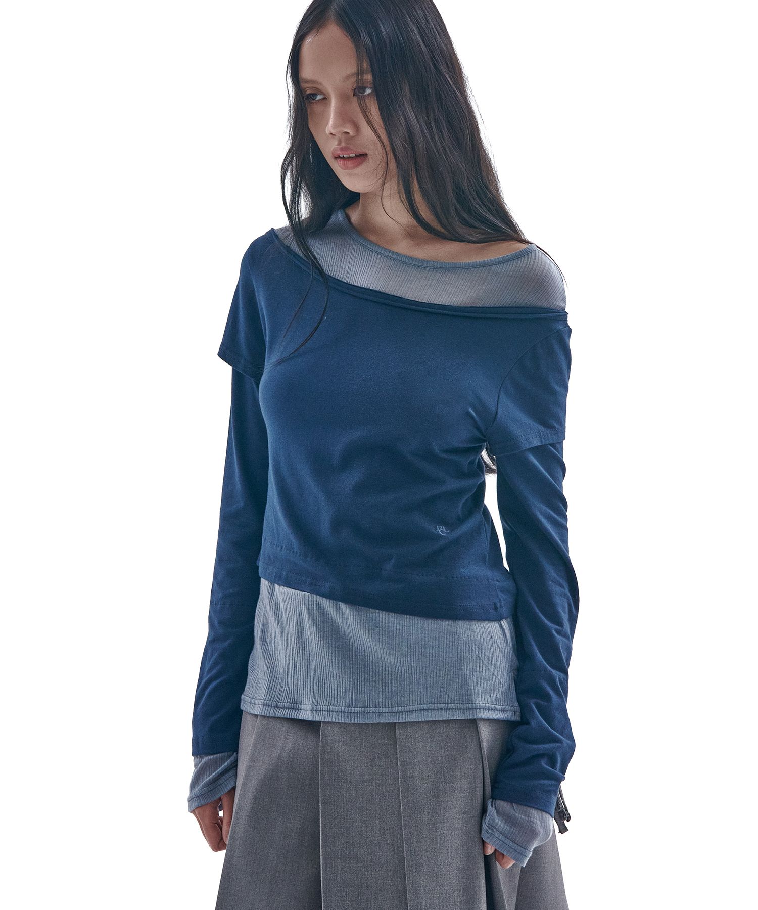 ★PLACE STUDIO★ See-through double layered long sleeve t-sh MUSINSA | PLACE STUDIO See-through double layered long