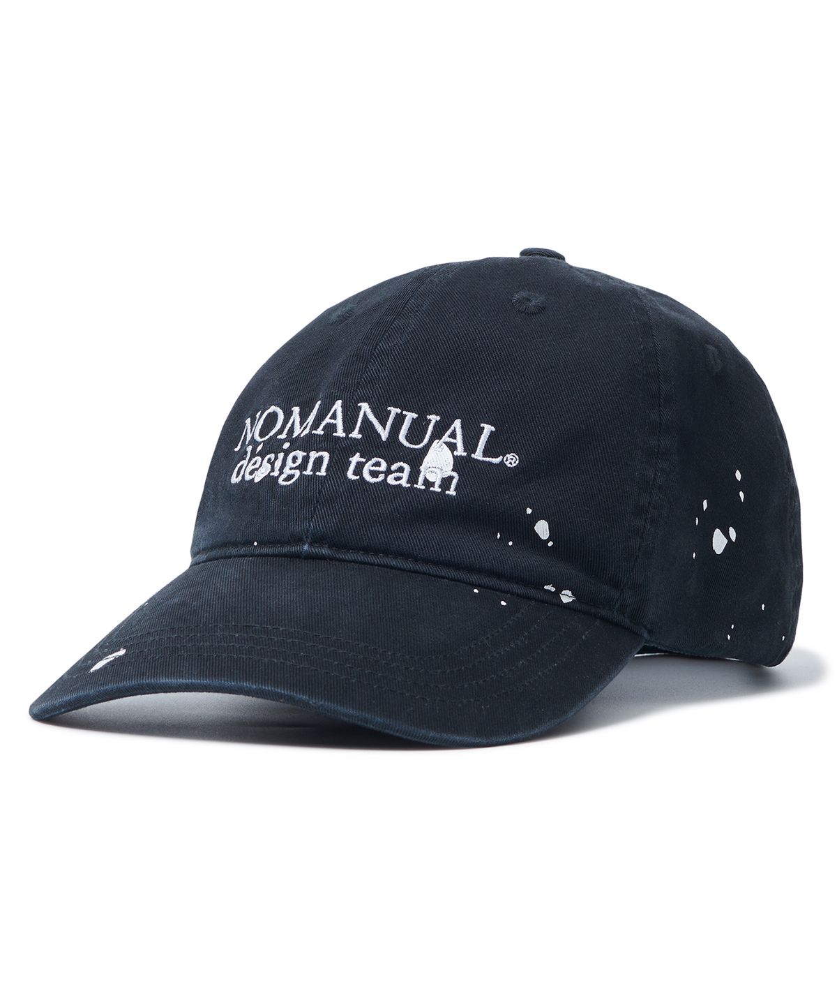 노매뉴얼(NOMANUAL) D.T BALL CAP 241 - WASHED BLACK