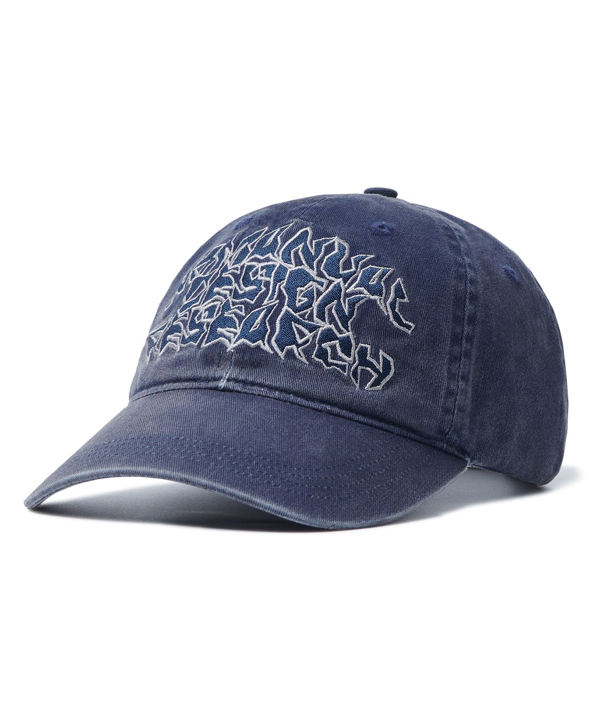 노매뉴얼(NOMANUAL) M.S.L BALL CAP - WASHED NAVY