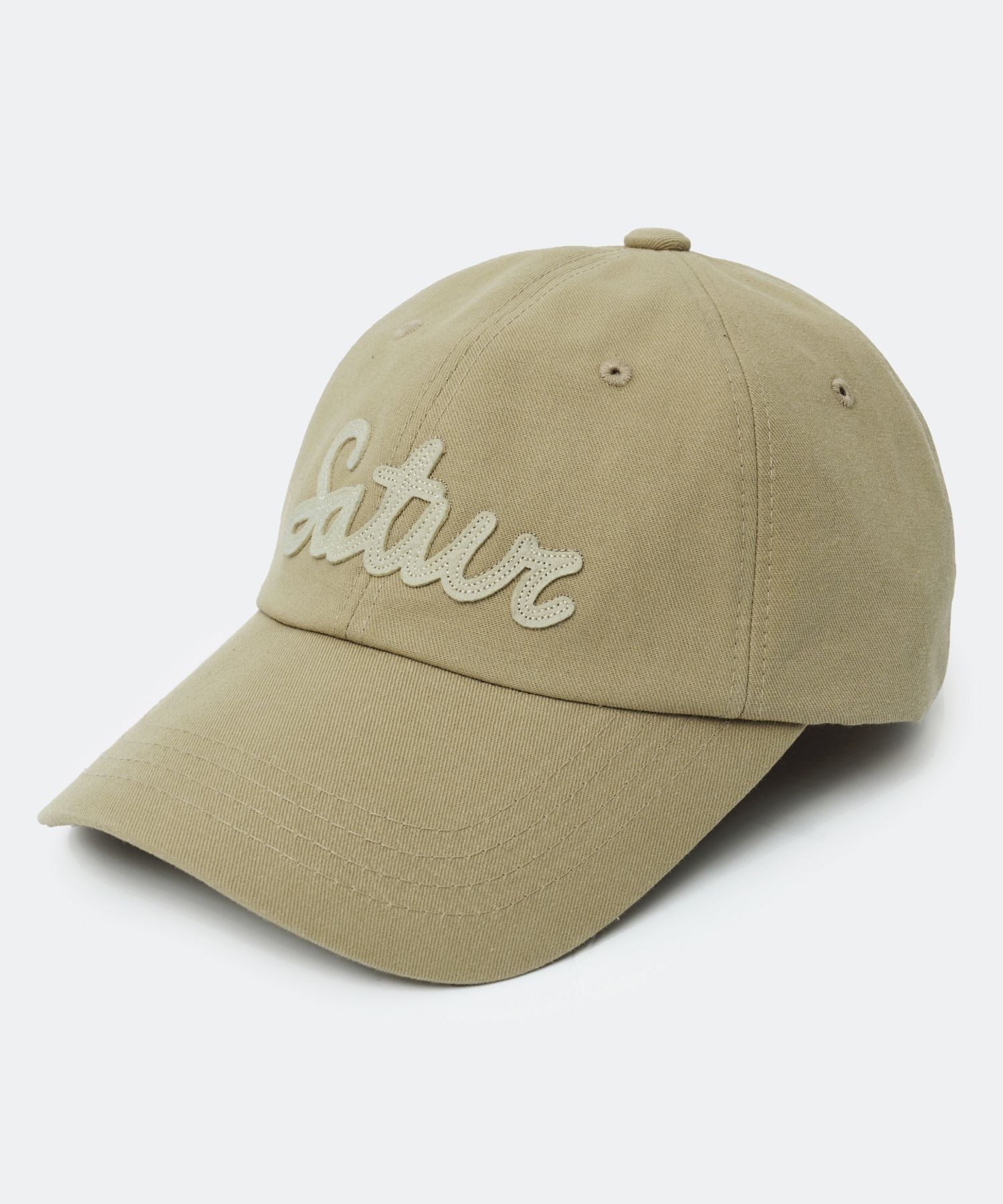 ★SATUR★Vintage Casual Applique Ball Cap MUSINSA | SATUR Vintage Casual Applique Ball Cap Beige