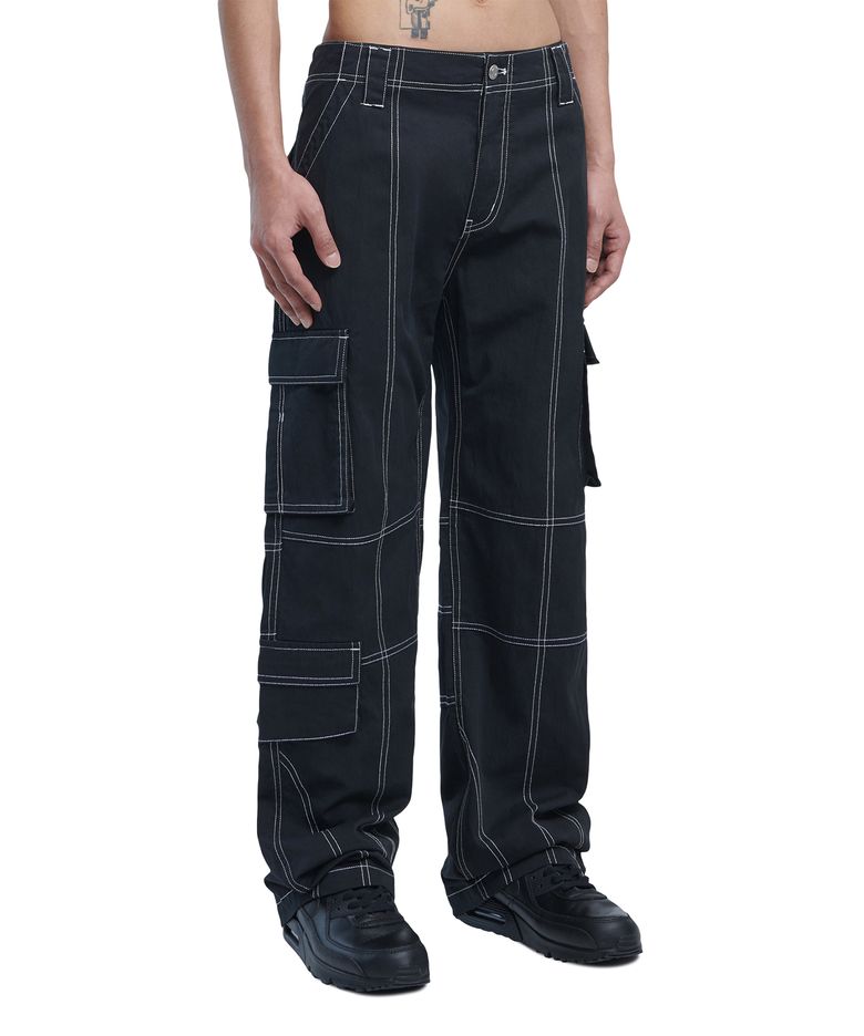 S.N WORK PANTS - BLACK