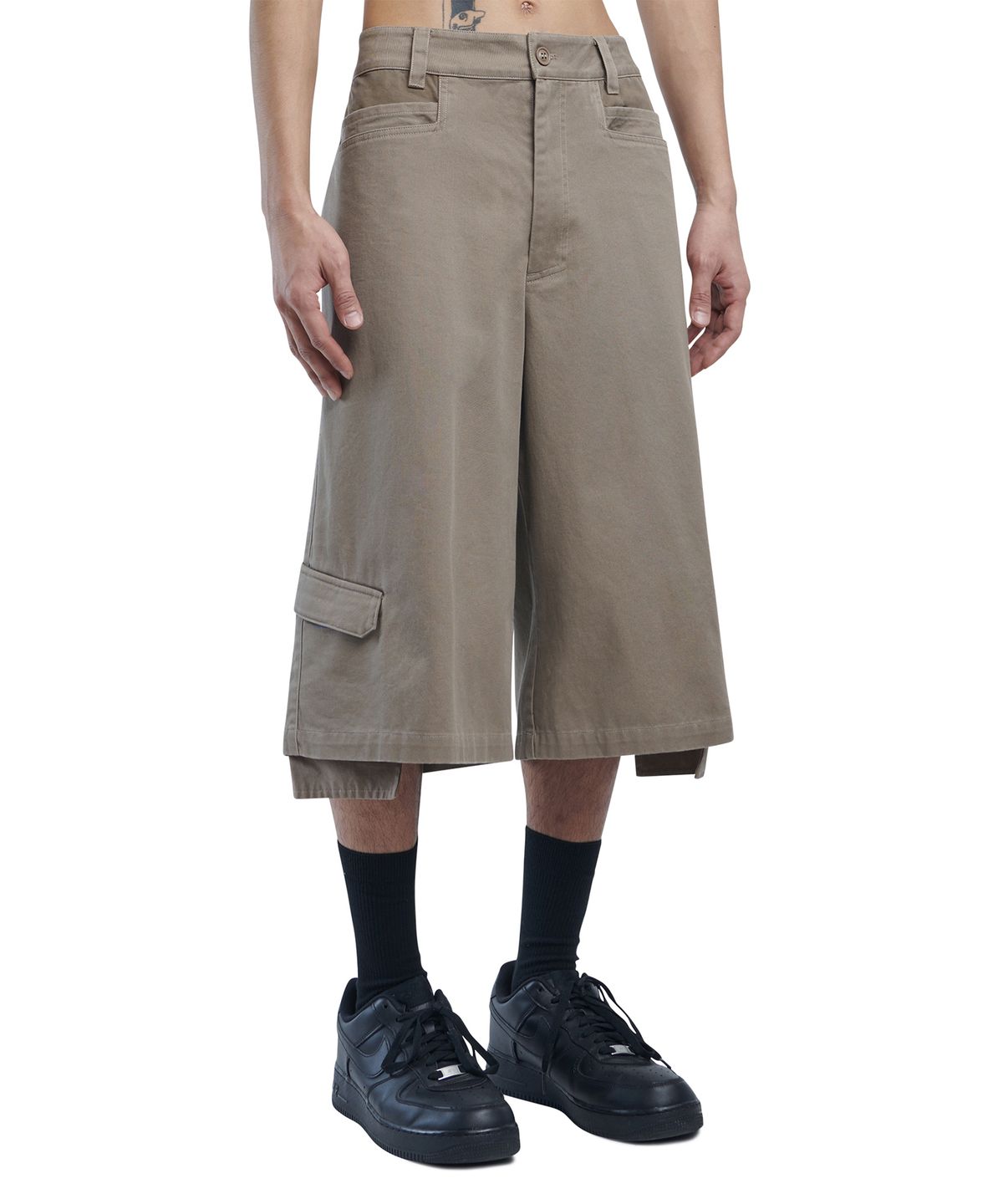 노매뉴얼(NOMANUAL) T.Q PANTS - ASH BROWN