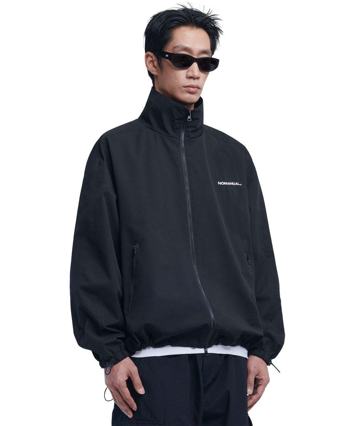 노매뉴얼(NOMANUAL) PENON TRACK TOP - BLACK