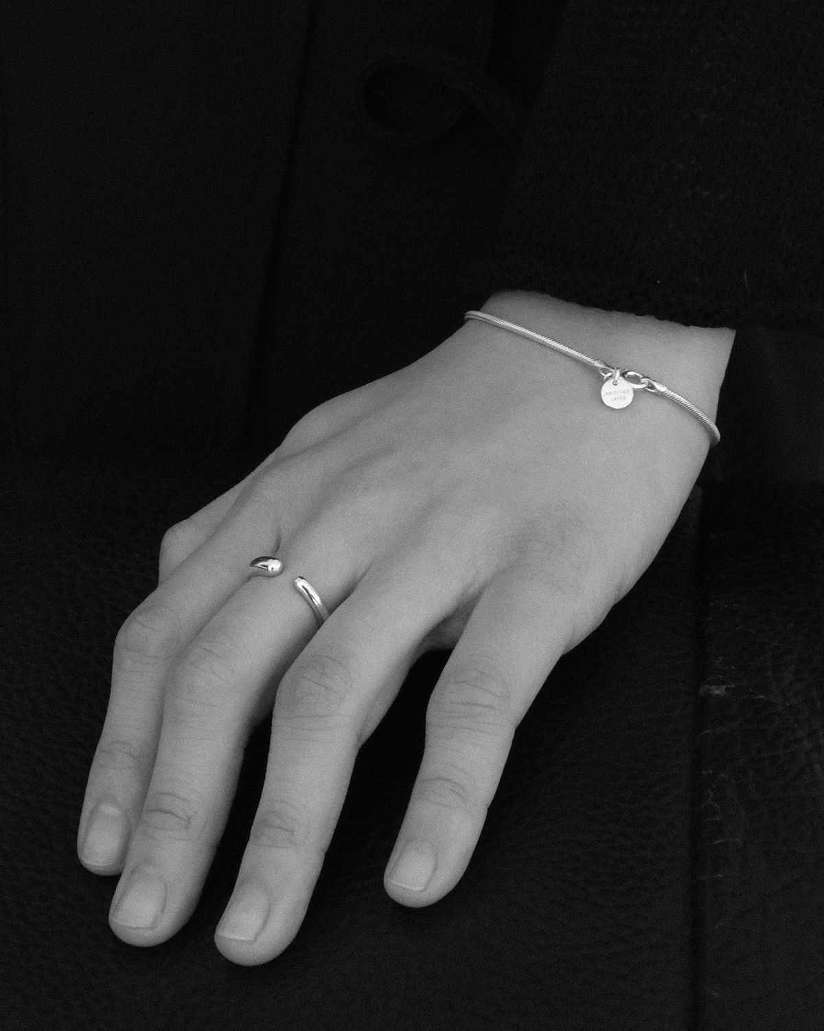 어나더레이어(ANOTHERLAYER) Two Way Ring & Earcuff (silver925)(2color)