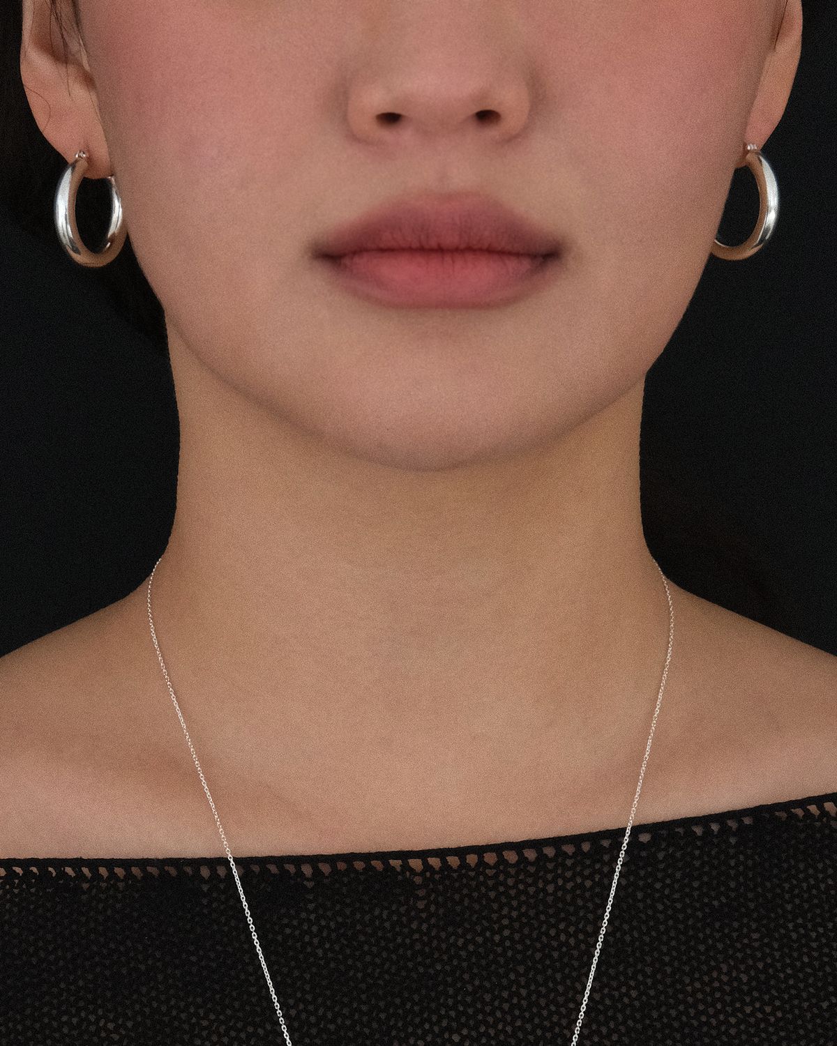 어나더레이어(ANOTHERLAYER) Large Daily Bold Earring (silver925)(2color)
