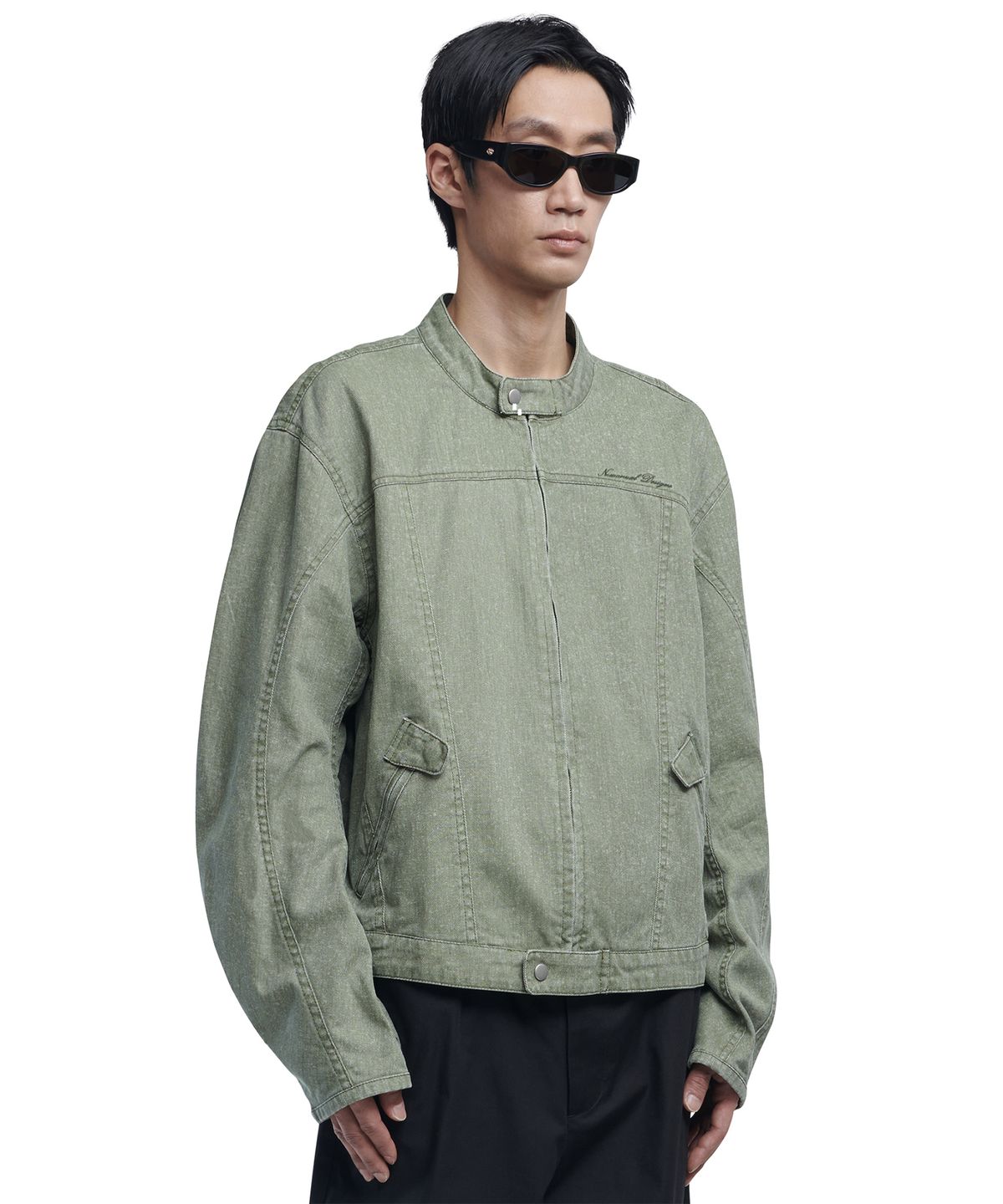 노매뉴얼(NOMANUAL) R.B JACKET - SAGE GRAY