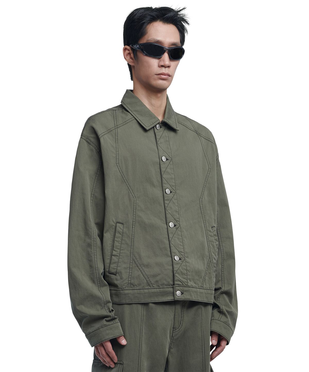 노매뉴얼(NOMANUAL) S.N WORK JACKET - KHAKI