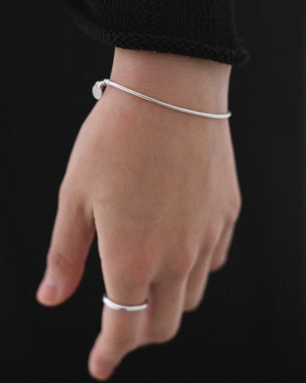 어나더레이어(ANOTHERLAYER) Minimal Point Bracelet (silver925)