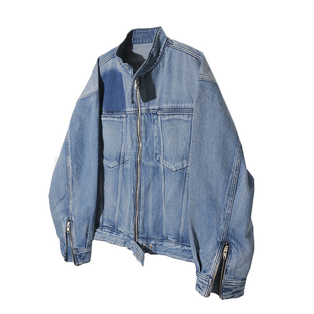 MUSINSA NONFLOOR spot biker denim jacket