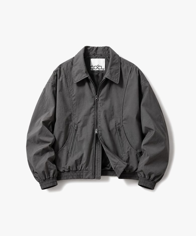 커브드 투웨이 항공 자켓 다크그레이 COOSJP046DGRAY