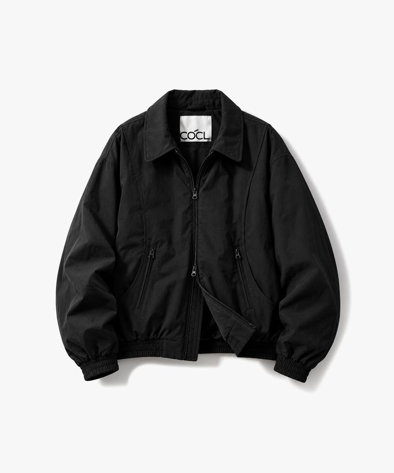 커브드 투웨이 항공 자켓 블랙 COOSJP046BLACK