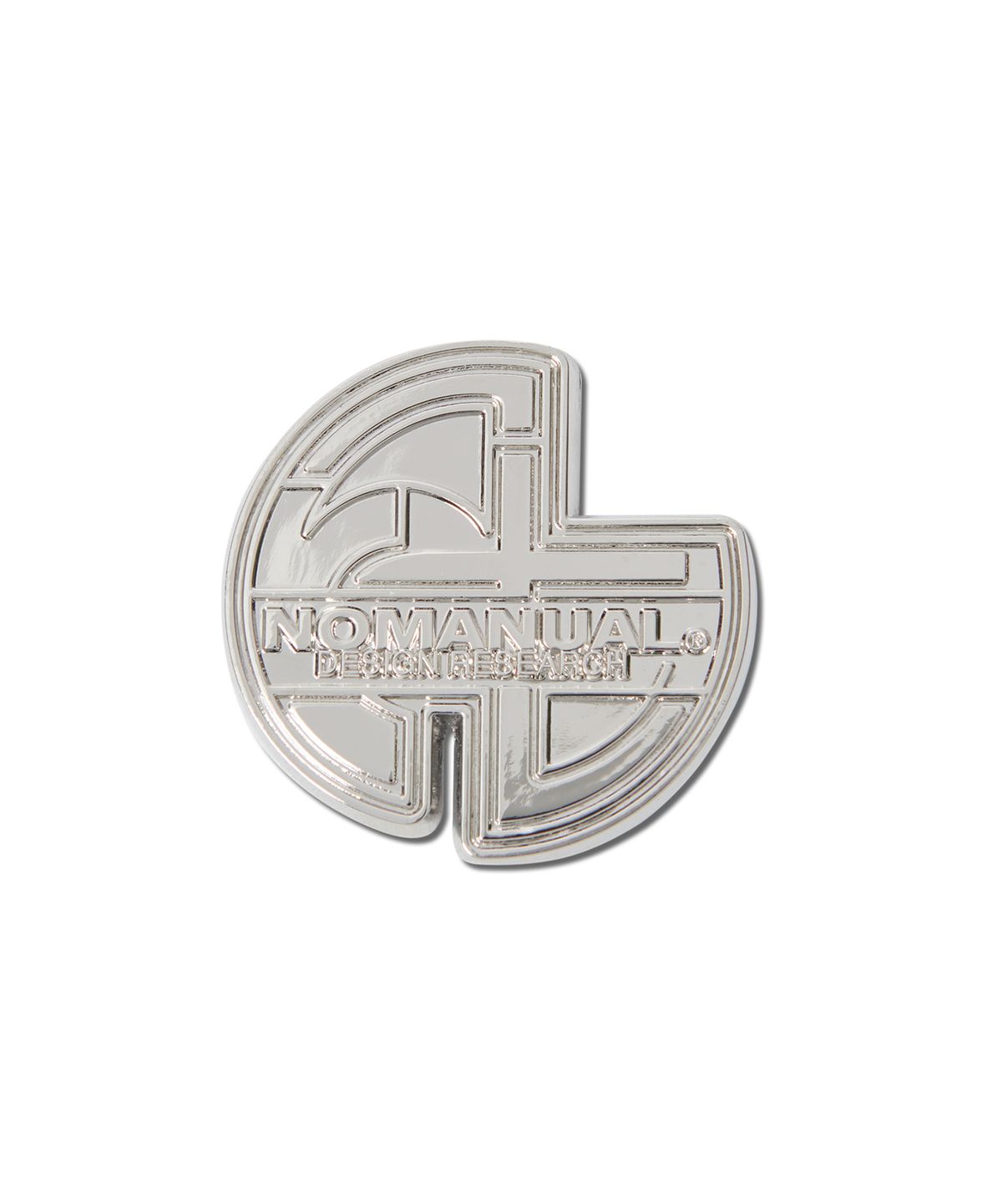 노매뉴얼(NOMANUAL) SYMBOL LOGO MAGNET - SILVER