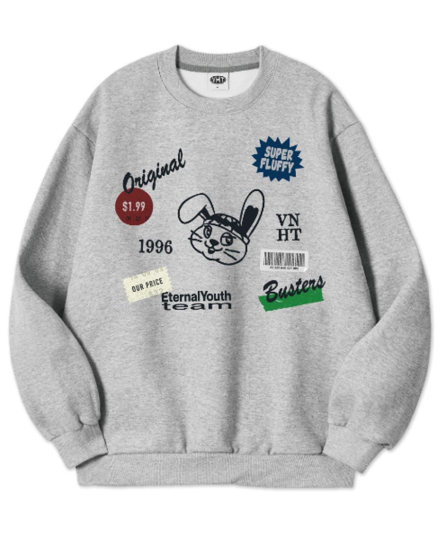 ◆24SS VENHIT FLUFFY スウェット/4色◆ MUSINSA | VENHIT FLUFFY Special Cotton Sweatshirt_B1