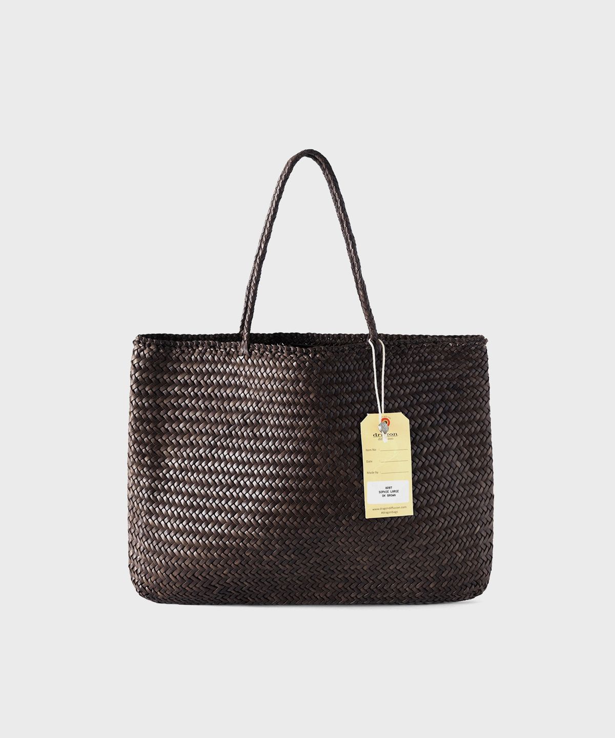 드래곤 디퓨전(DRAGON DIFFUSION) 소피 숄더백 라지 8097 Dark Brown 드래곤백