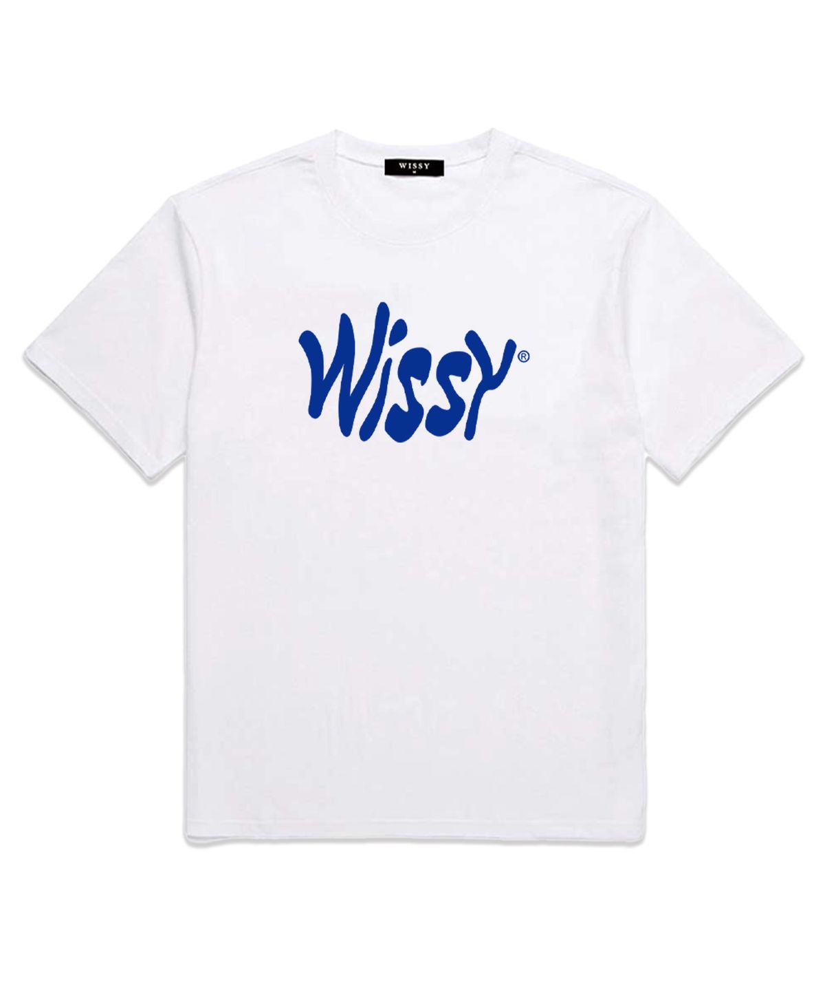 위씨(WISSY) Curve Logo 반팔티셔츠 (WS009) 화이트