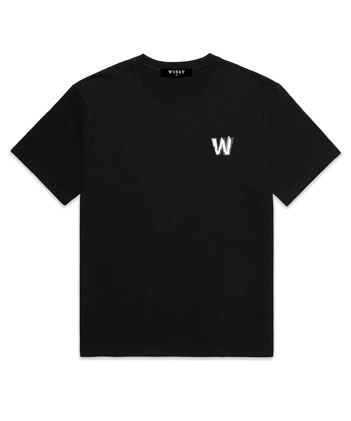 위씨(WISSY) W Printing Logo 반팔티셔츠 (WS012) 블랙