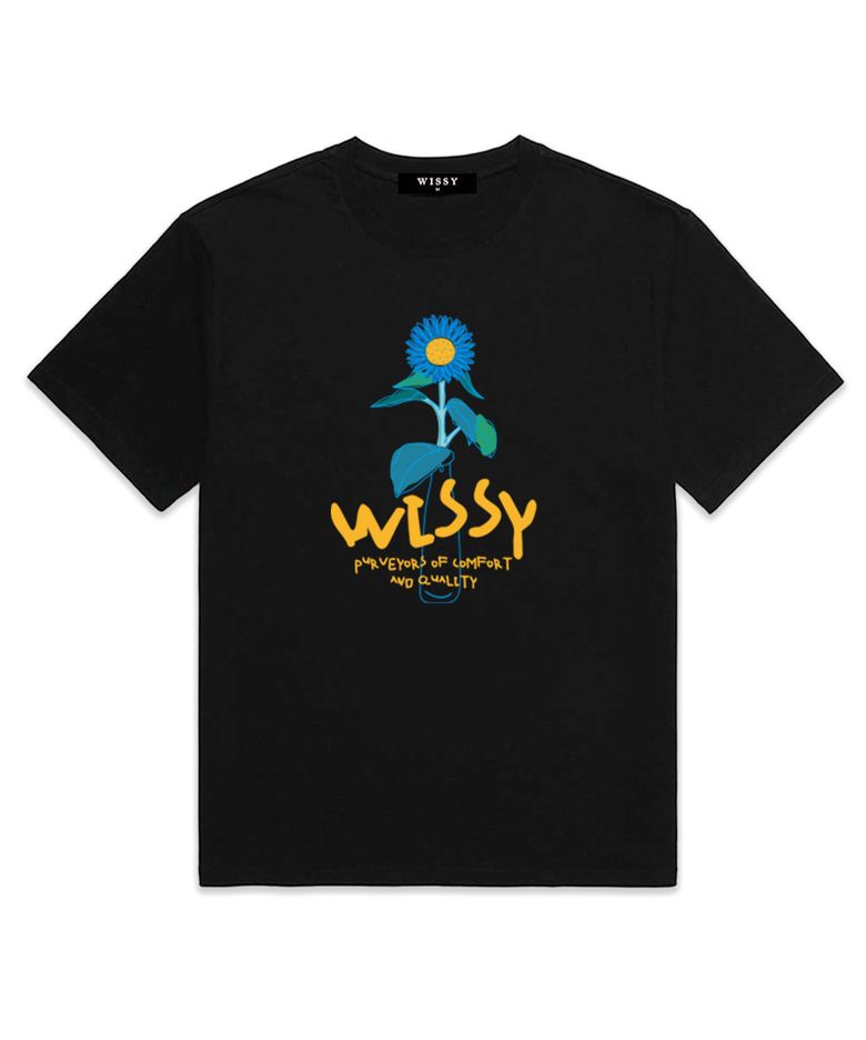 [한정특가] Colorful Vase Logo 반팔티셔츠 (WS013) 블랙