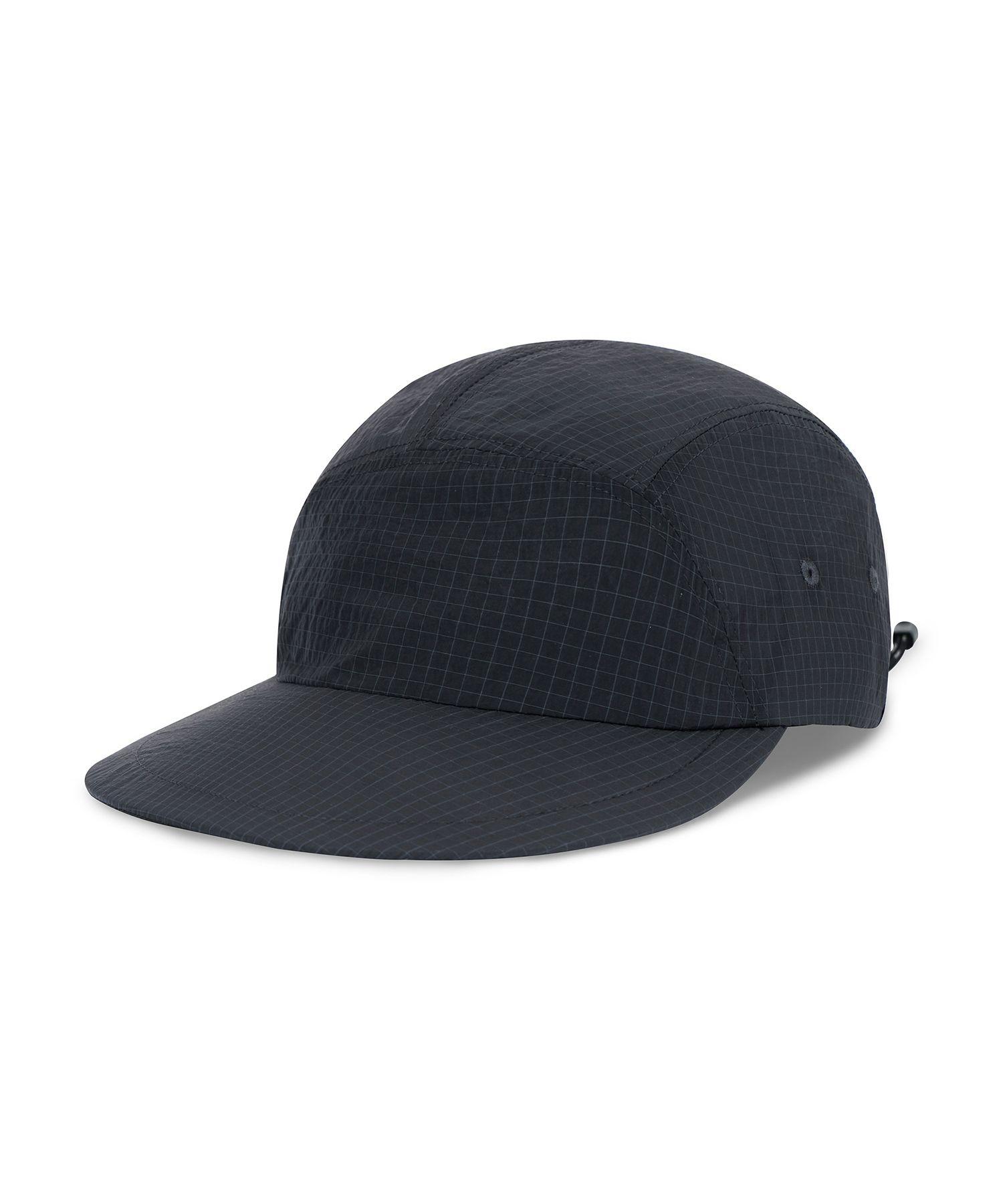 MUSINSA | VARZAR VZ Label String Ripstop Camp Cap Black