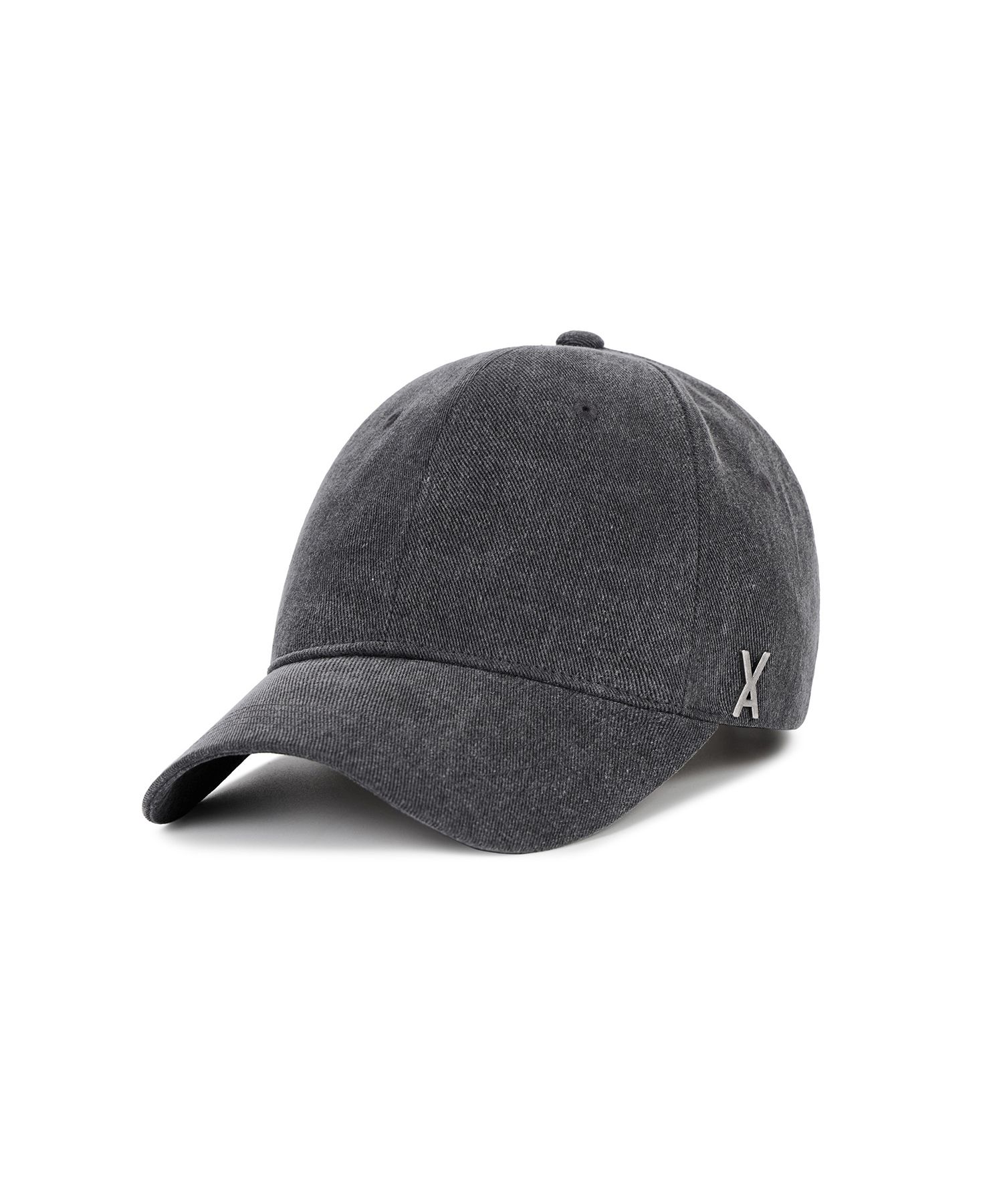 MUSINSA | VARZAR VA stud pigment ball cap black