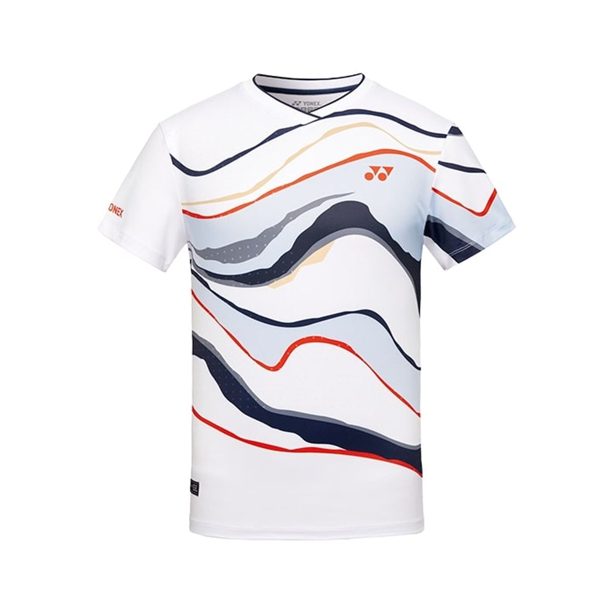 요넥스(YONEX) 241TS019M 화이트 남성용 커브 라인 게임웨어
