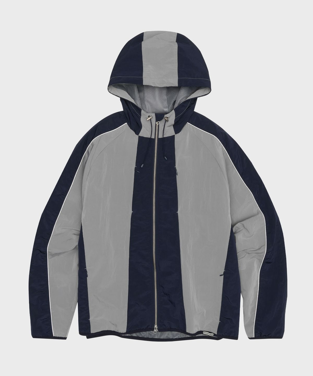 더바이닐하우스(THEVINYLHOUSE) TWO COLOR NYLON JACKET NAVY (VH2ESUJ241A)
