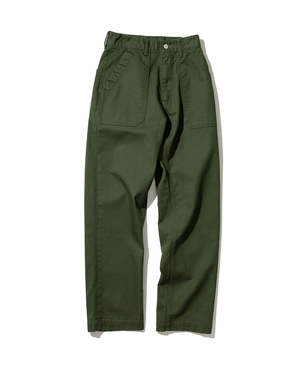 유니폼브릿지(UNIFORM BRIDGE) cotton fatigue pants regular fit(womens) khaki