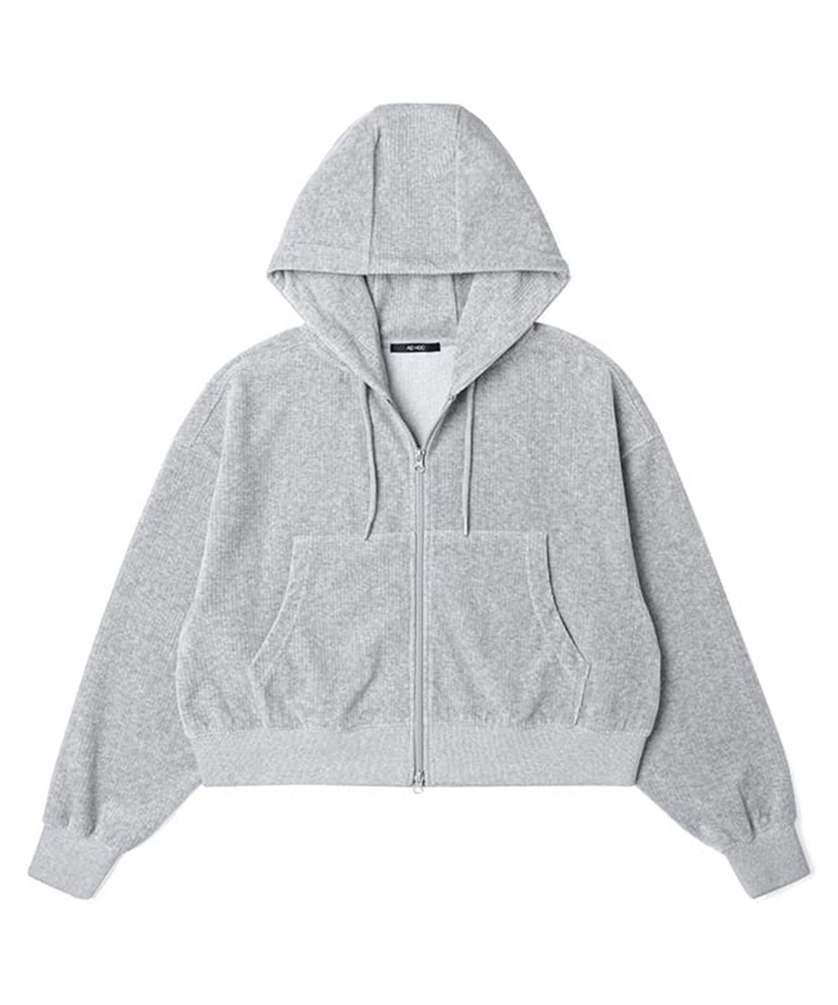 애드호크(ADHOC) 여성 져지 코듀로이 후드 집업 (M-GREY) (HA2GD70-51)