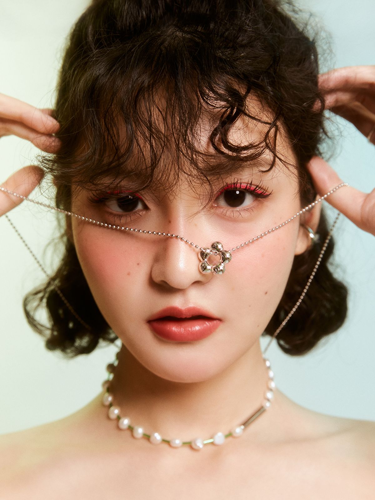 어거스트 하모니(August Harmony) 롱 와일드 플라워 네크리스 (2컬러)