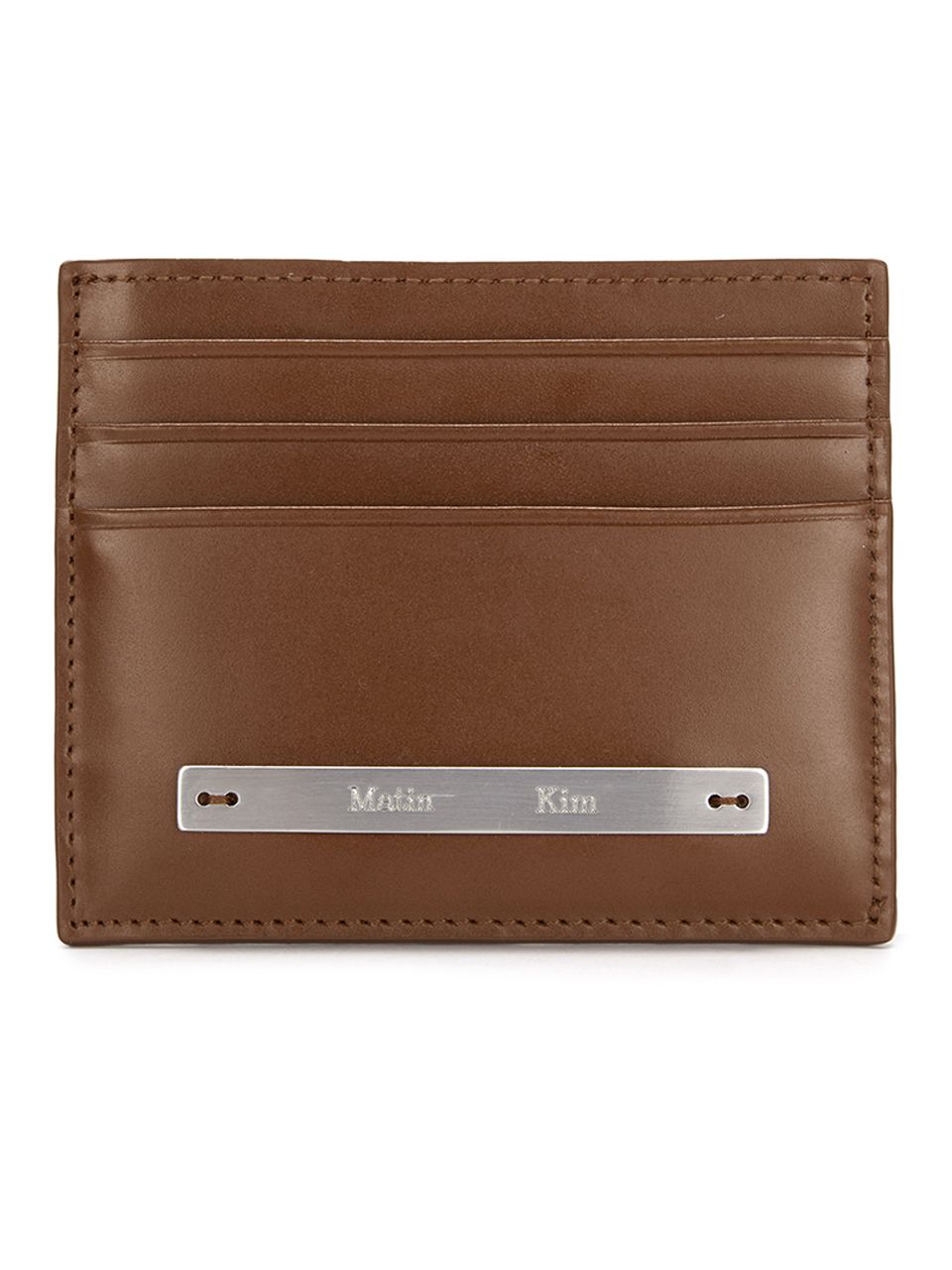 【Matin Kim】韓国人気新作★SLIM L CARD HOLDER MUSINSA | MATIN KIM SLIM METAL CARD HOLDER IN CAMEL