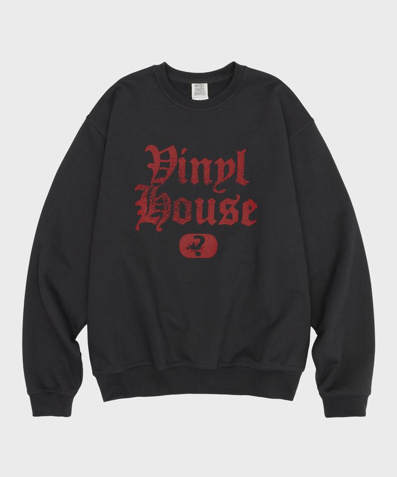 QUESTION MARK SWEATSHIRT CHARCOAL (VH2ESUM440A)
