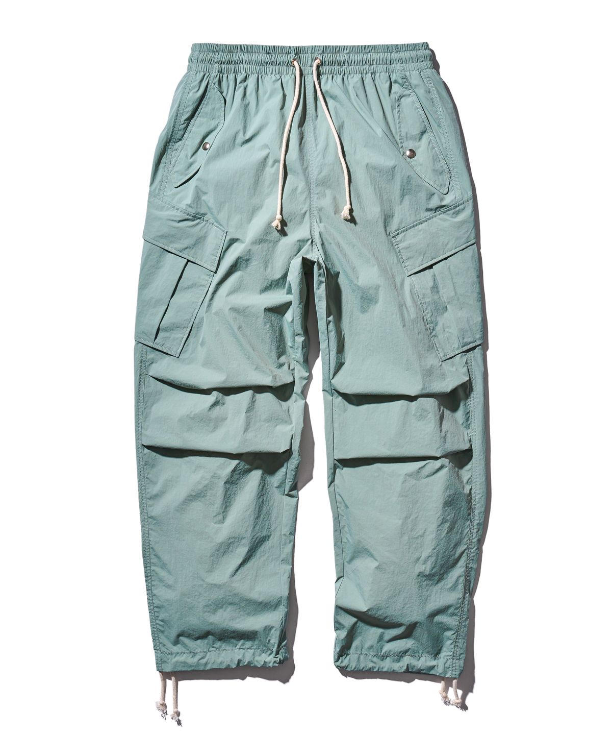 에이카화이트(AECA) CARGO PARACHUTE PANTS-GREY