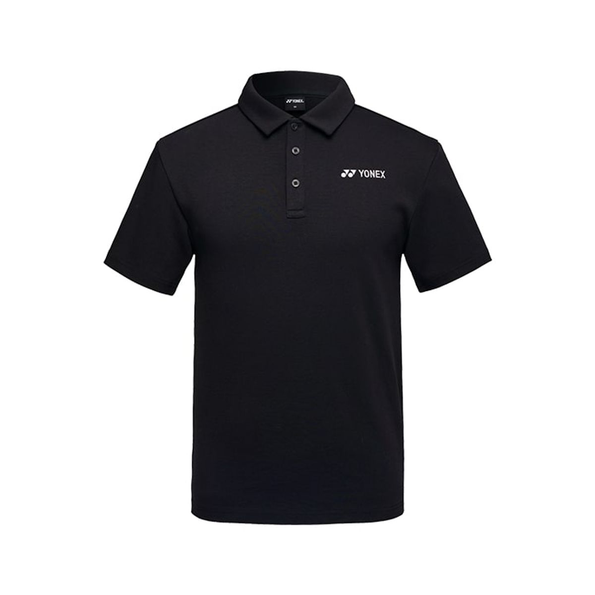 요넥스(YONEX) 241TS061U 블랙 공용 오버핏 로고 포인트 카라 반팔 티셔츠