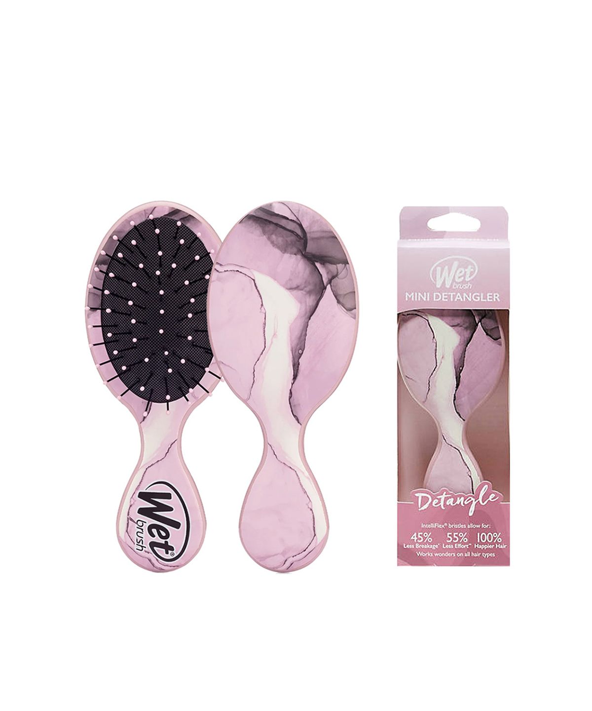 웻 브러쉬(WETBRUSH) 미니 디탱글러 터레인 텍스쳐_더스티로즈