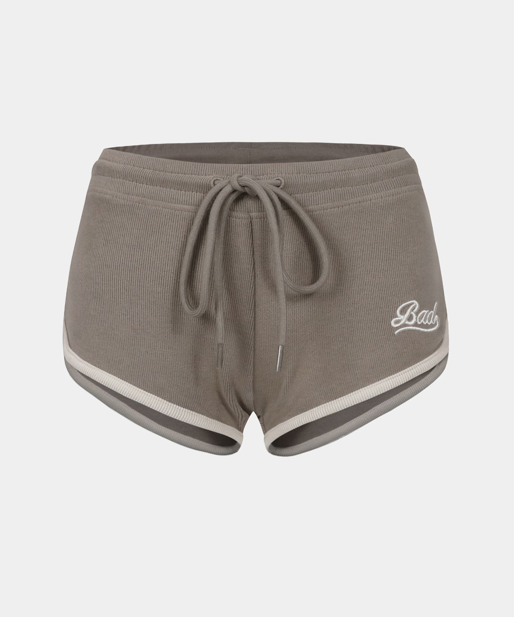 ★BADBLOOD★ Beyond Soft Fold Over Shorts Tobacco w-srt24-08 Badblood Beyond Soft Fold Over Shorts - Tobacco – BBGSHOPHK