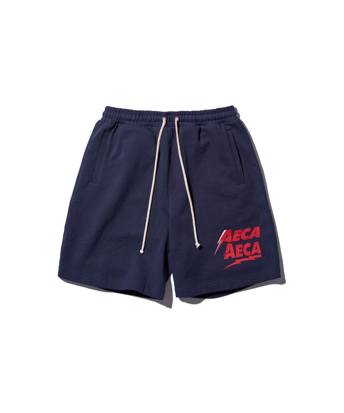 에이카화이트(AECA) AECA AECA SWEAT SHORTS-NAVY