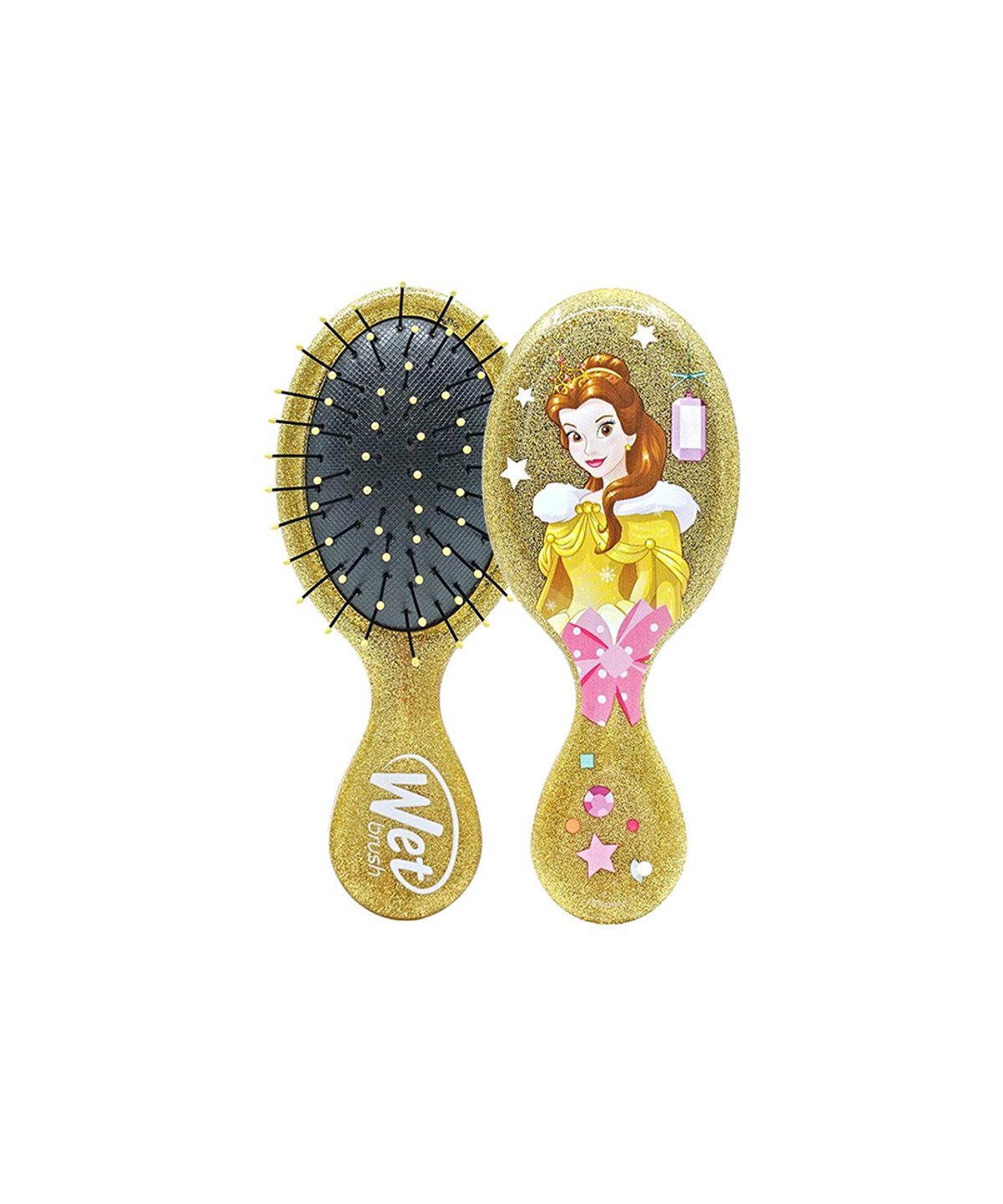 웻 브러쉬(WETBRUSH) 미니 디탱글러 디즈니_벨(옐로우)