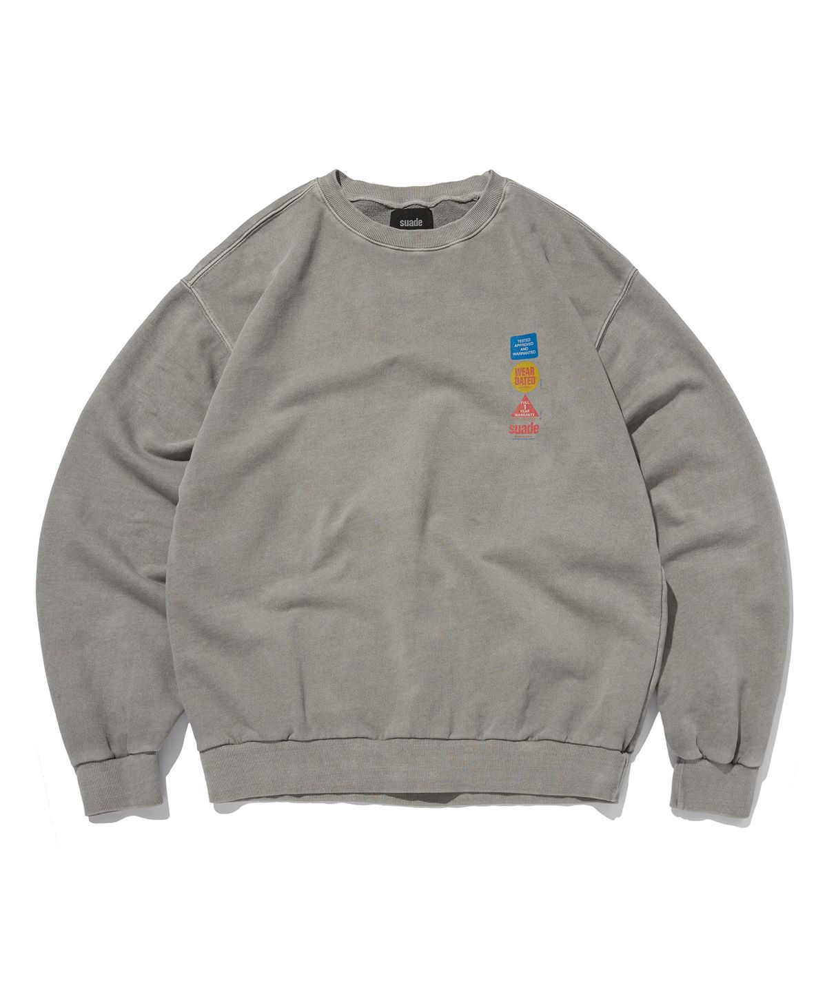 스웨이드(SUADE) SAFETY CREWNECK [PIGMENT GRAY]