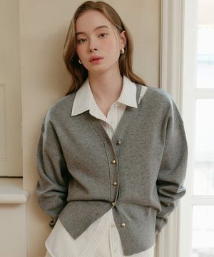 마리 컷아웃 가디건 / MARI CUT-OUT CARDIGAN_3colors
