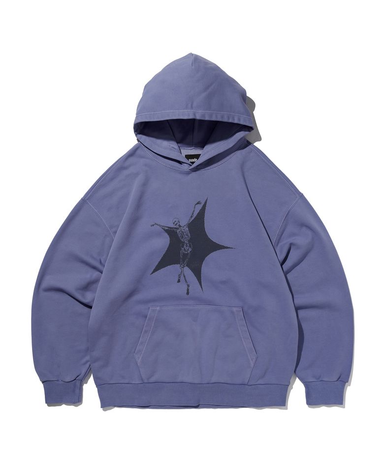 SKULL STAR HOODIE [PIGMENT PURPLE]