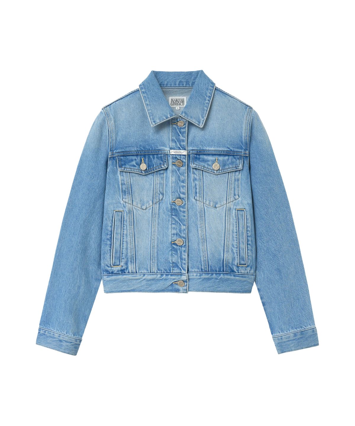 마리떼 프랑소와 저버(MARITHÉ + FRANҪOIS GIRBAUD) W DENIM TRUCKER JACKET light blue