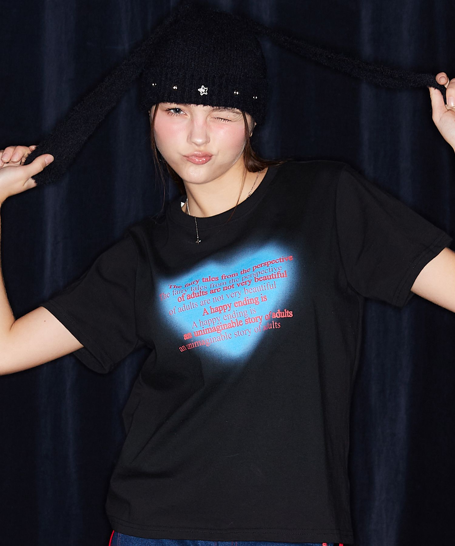 [LUV IS TRUE]★NM I LOVE YOU TEE MUSINSA | LUV IS TRUE NM I LOVE YOU TEE(BLACK)