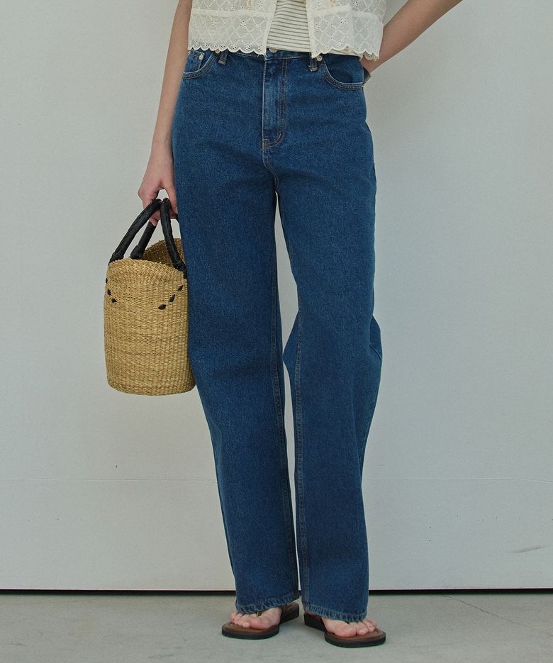 Classy Wide Denim Pants_3Color