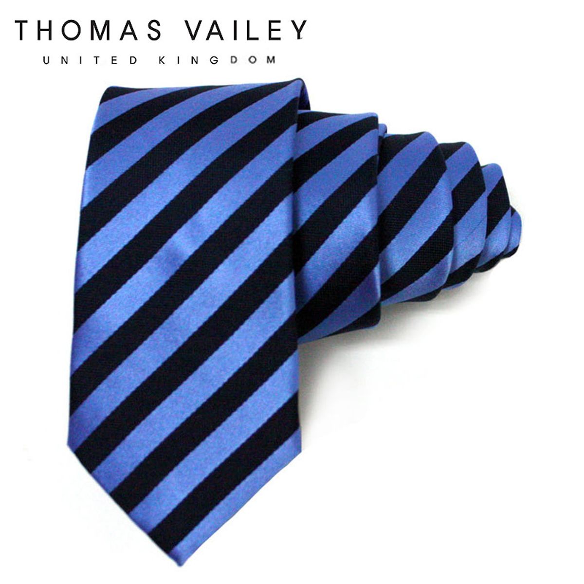 토마스 베일리(THOMAS VAILEY) 실크넥타이-발렌타인 블루 8cm