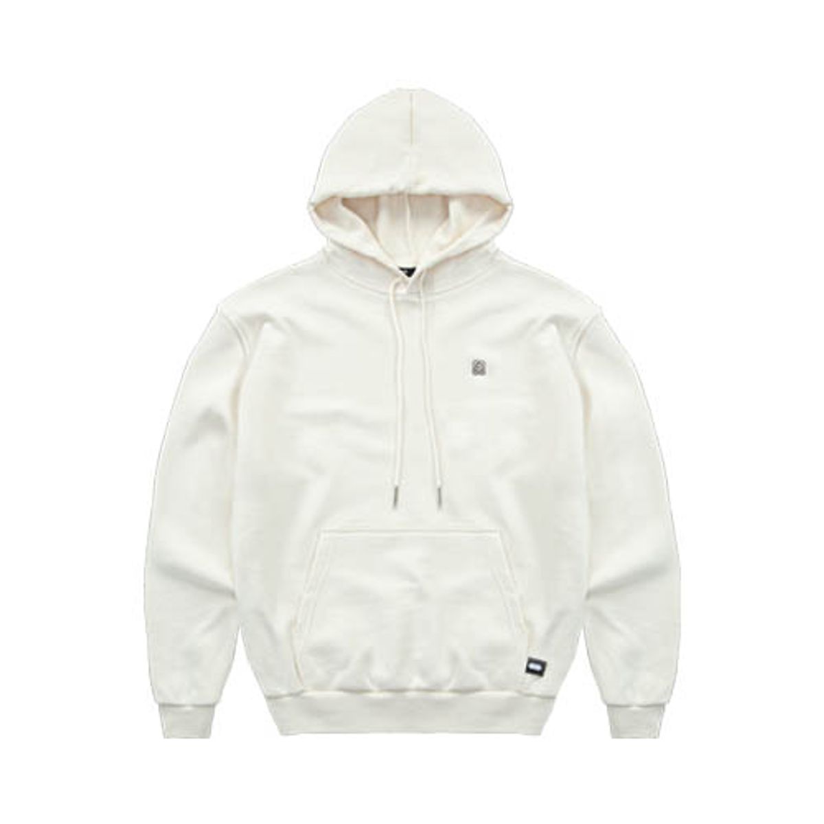 아웃 오브 트렁크(OUT OF TRUNK) TRUNK Embroidered Logo Basic Hoodie (Ivory)