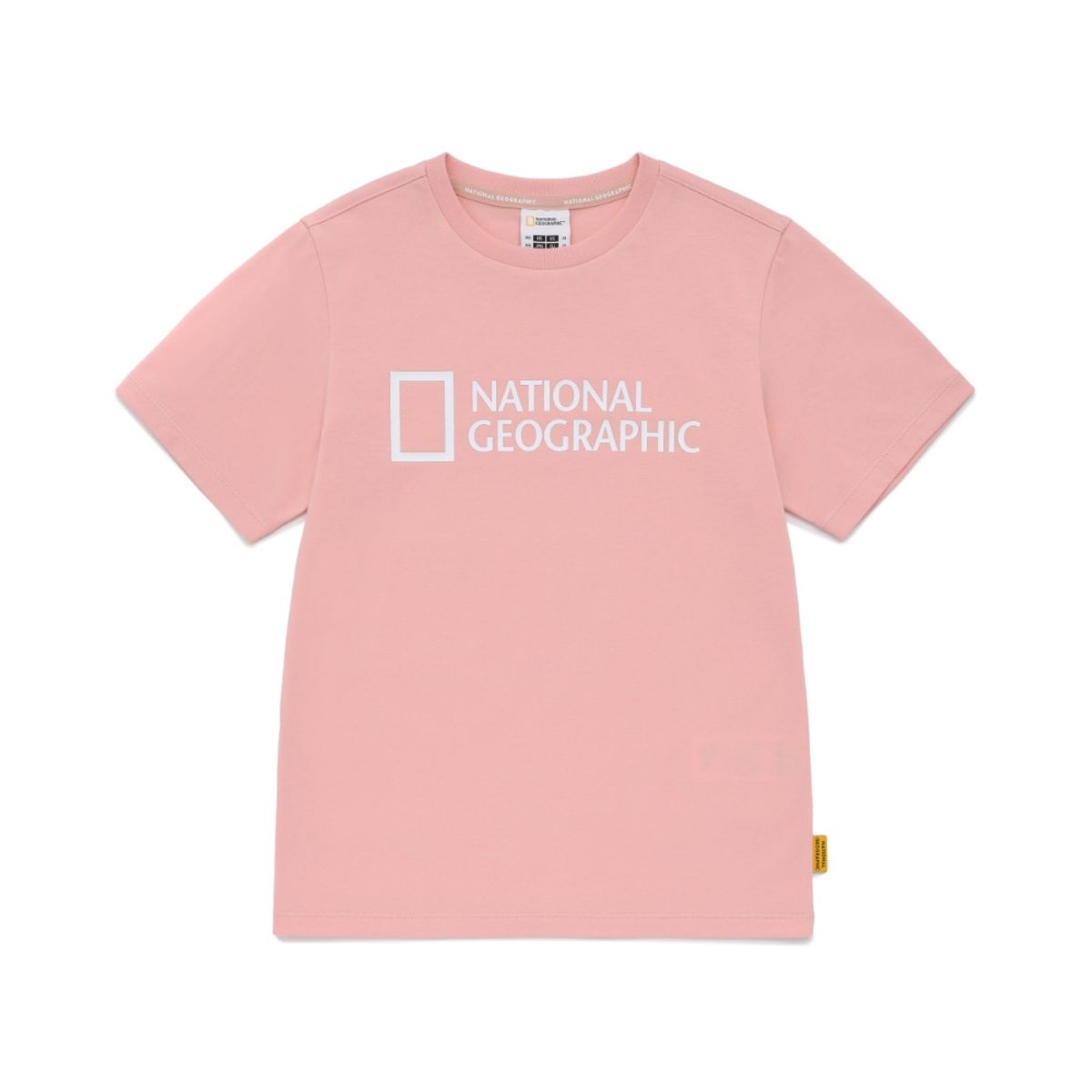 내셔널지오그래픽 키즈(NATIONAL GEOGRAPHIC KIDS) K245UTS920 네오디 빅로고 반팔 PEACH
