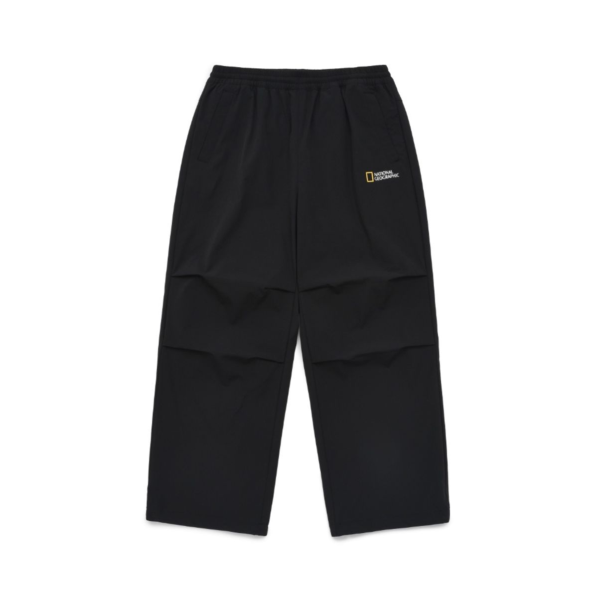 내셔널지오그래픽 키즈(NATIONAL GEOGRAPHIC KIDS) K241UPT930 바시티 와이드핏 트레이닝 팬츠 CARBONBLACK