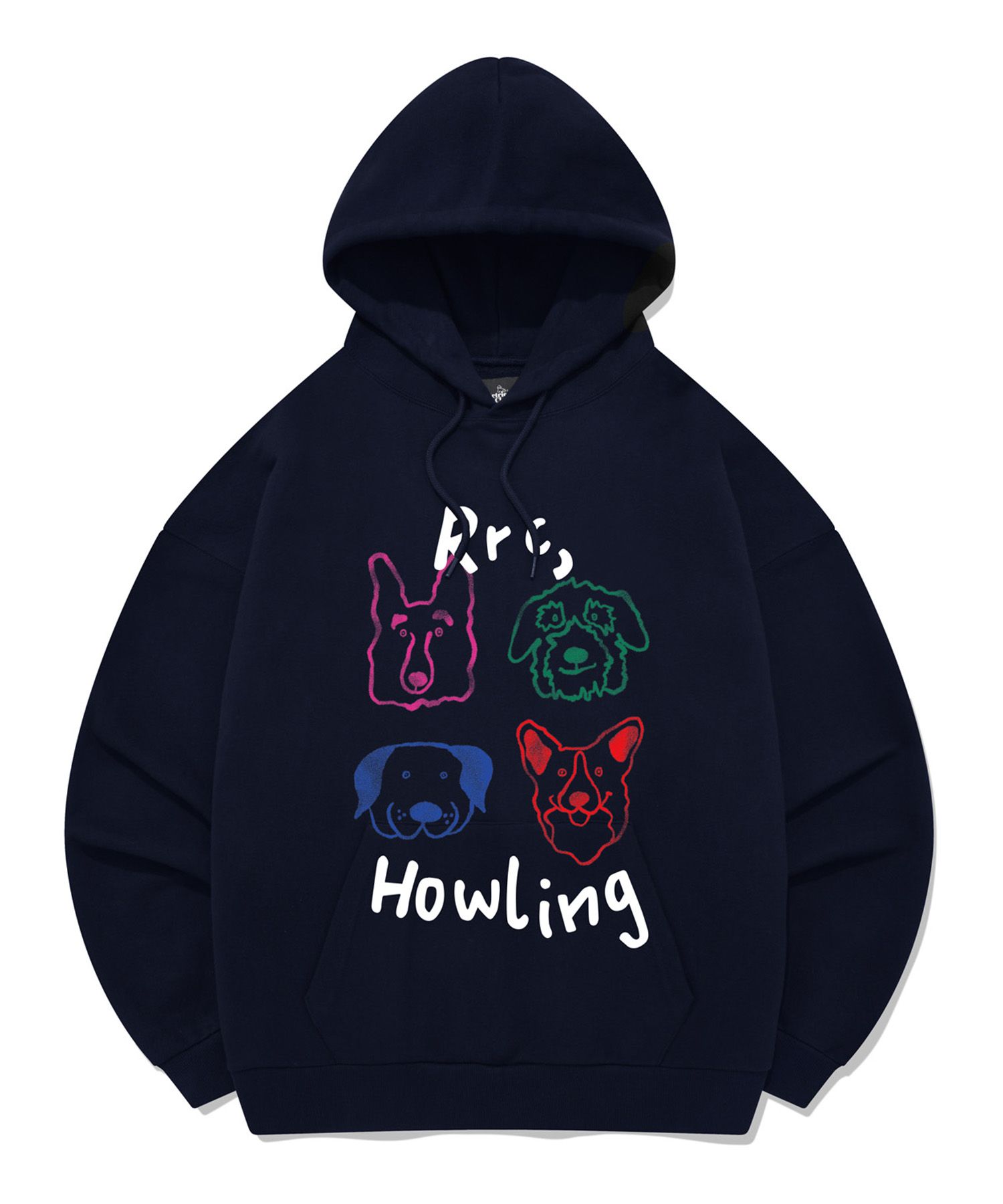【Retriever Club】関税/送料込み COLOR HOWLING HOODIE MUSINSA公式 | RETRIEVER CLUB COLOR HOWLING HOODIE [NAVY]
